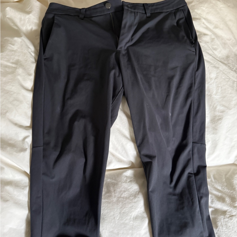 Men's Black ABC Slim Fit Pants